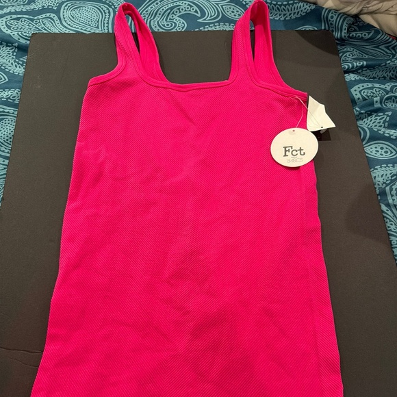 Pink basic stretch dress - Picture 1 of 2